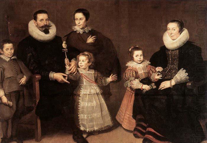 VOS, Cornelis de Family Portrait oil painting picture